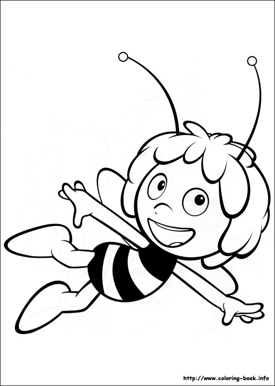 Maya the Bee coloring picture